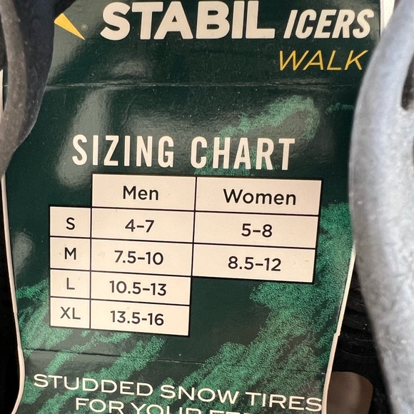 Adults' Stabilicers Walk Traction Device for shoes or boots, Large - Picture 3 of 3